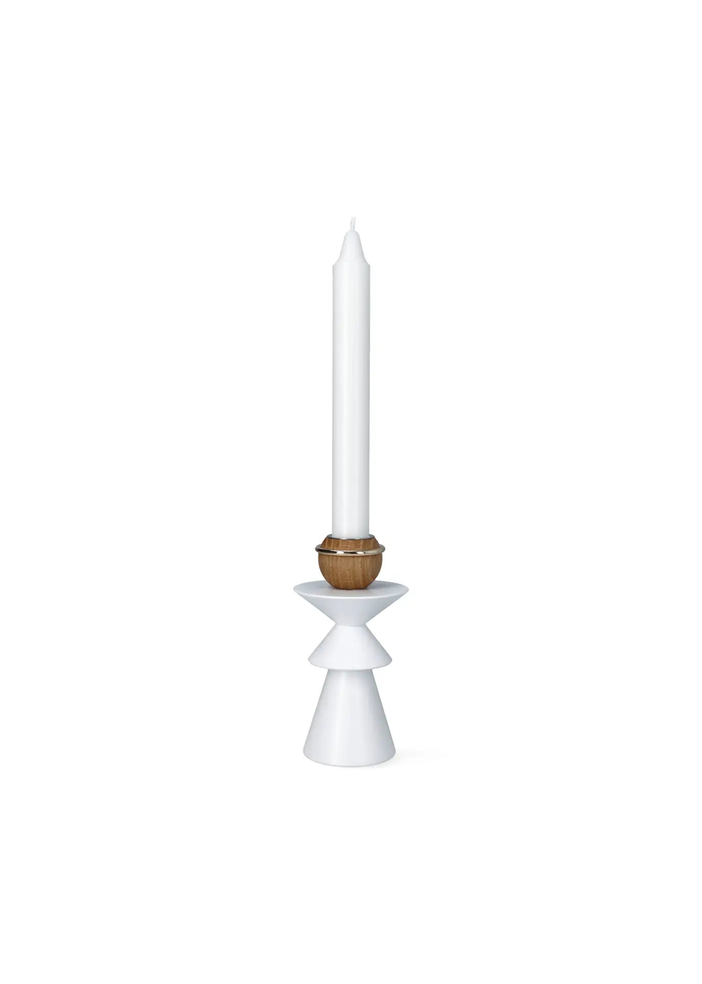 Engel, lysestage, 13 cm