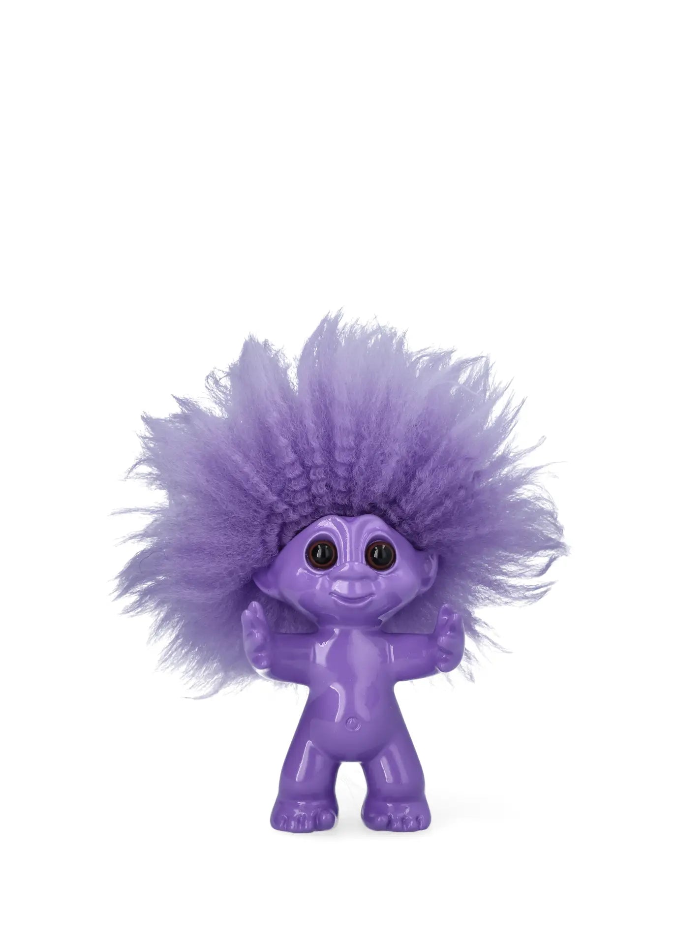 Lykketrold, lilla, 9 cm