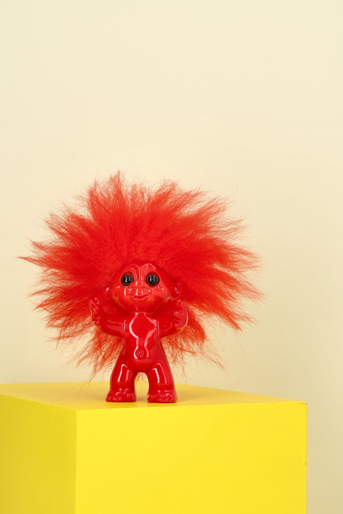 Good Luck Troll, red, 9 cm